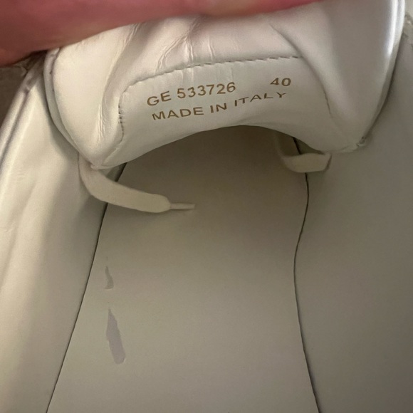 Saint Laurent White leather sneakers sz40 - Picture 5 of 6